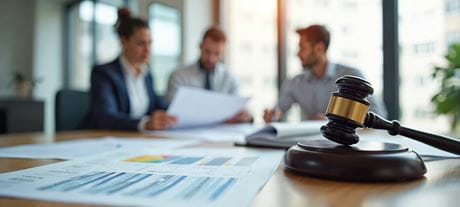 Drei Studierende der Kalaidos Law School diskutieren über Urteilsbesprechungen